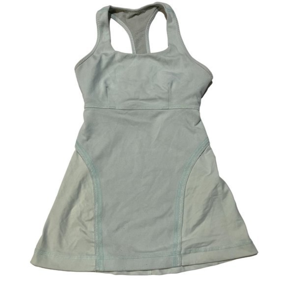 Lululemon‎ teal sea foam size 2 Tank E1